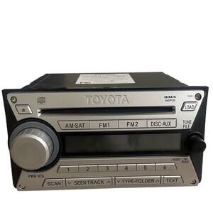 Toyota 2008‎ Fj cruiser jammer stereo head  AM FM Radio CD Player 86120-35382